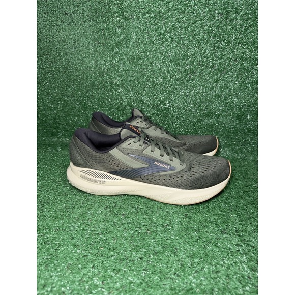 Brooks Adrenaline GTS 24 Mens Size 10.5 Green Running Shoes Sneakers 1104371D302 main image 10